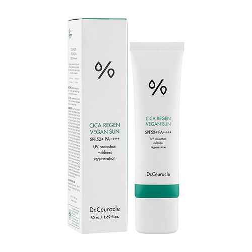 Dr. Ceuracle Cica VEGAN Gel SPF50+ PA++++ acc-4c6 фото