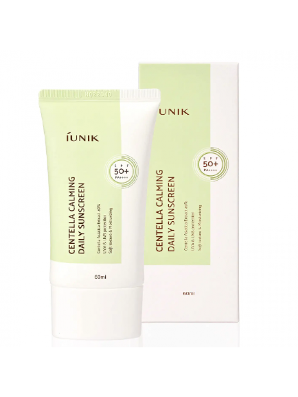 IUNIK CENTELLA CALMING DAILY MOISTURE SUNSCREEN UVA UVB, SPF 50+ PA++++ 378-4c5 фото IUNIK CENTELLA CALMING DAILY MOISTURE SUNSCREEN UVA UVB, SPF 50+ PA++++ 378-4c5 фото