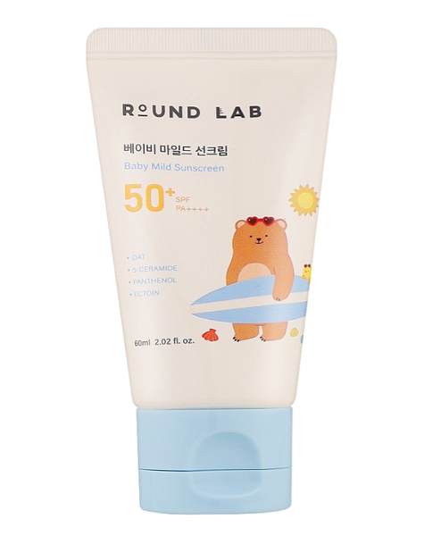 Дитячий сонцезахисний крем ROUND LAB Baby Mild Sunscreen ibc-b9i фото Дитячий сонцезахисний крем ROUND LAB Baby Mild Sunscreen ibc-b9i фото
